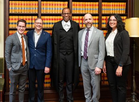 Daniel with Honourable Greg Fergus